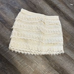 American eagle tiered crochet skirt. Size 6.